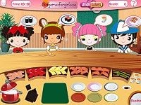 Busy Sushi Bar