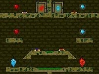 Fireboy and Watergirl 3 - In The Forest Temple Game
