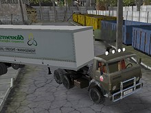 Russian Kamaz Truck Driver